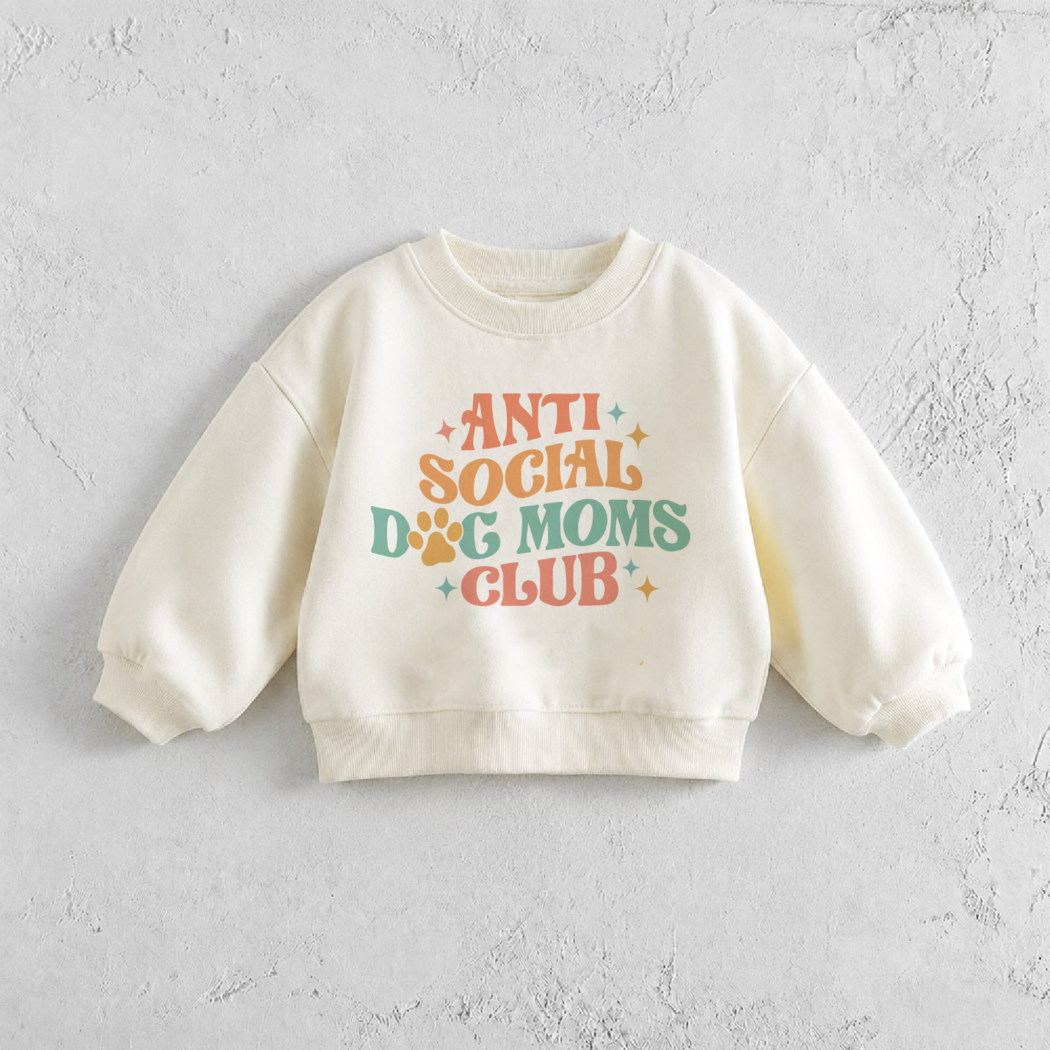 ANTI SOCIAL DOG MOMS CLUB Baby & Toddler Sweatshirt