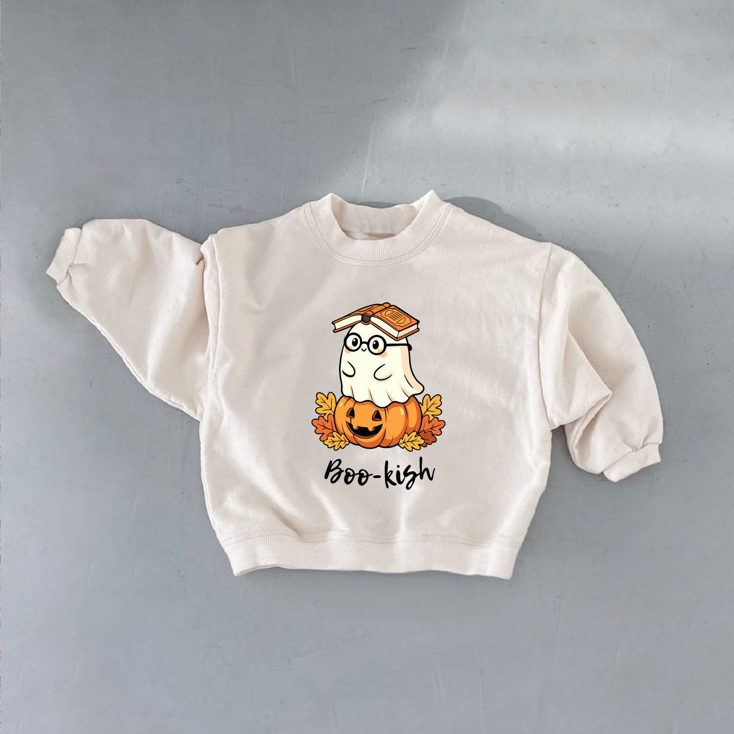 BOO KISH Baby & Kids Ghost Pumpkin Pattern Sweatshirt