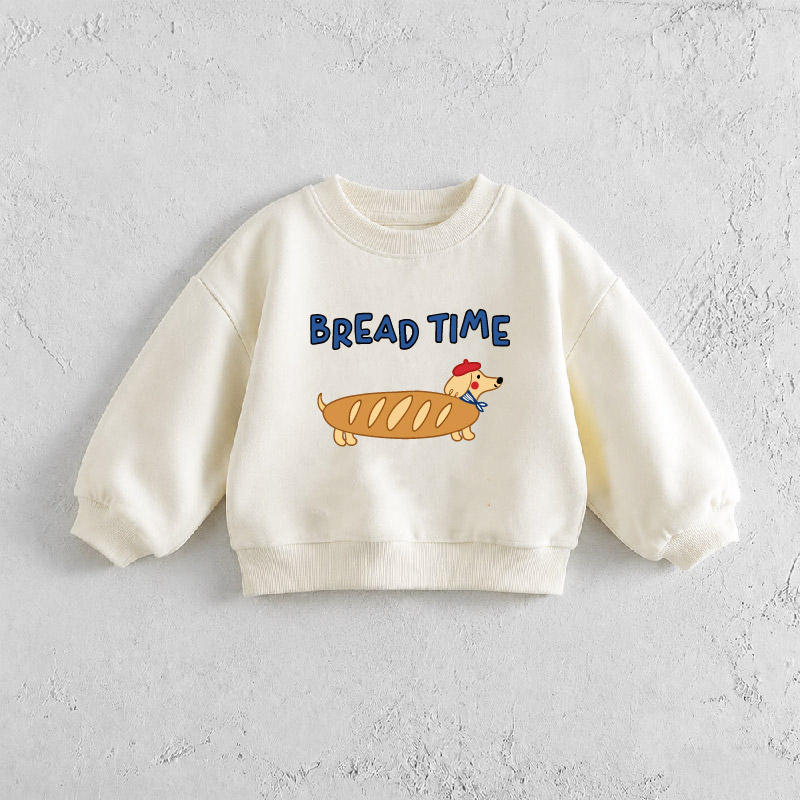BREAD TIME Baby & Toddler Bread Dog Sweatshirt