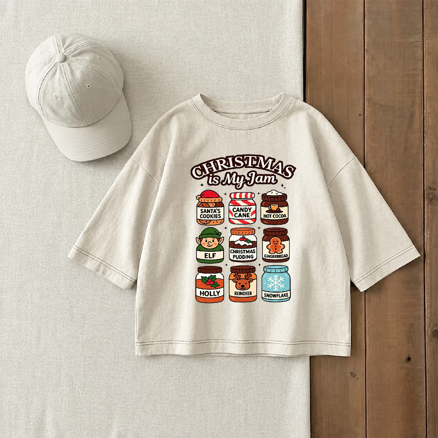 CHRISTMAS IS MY JAM Baby & Kids Print T-Shirt (6M-12Y)