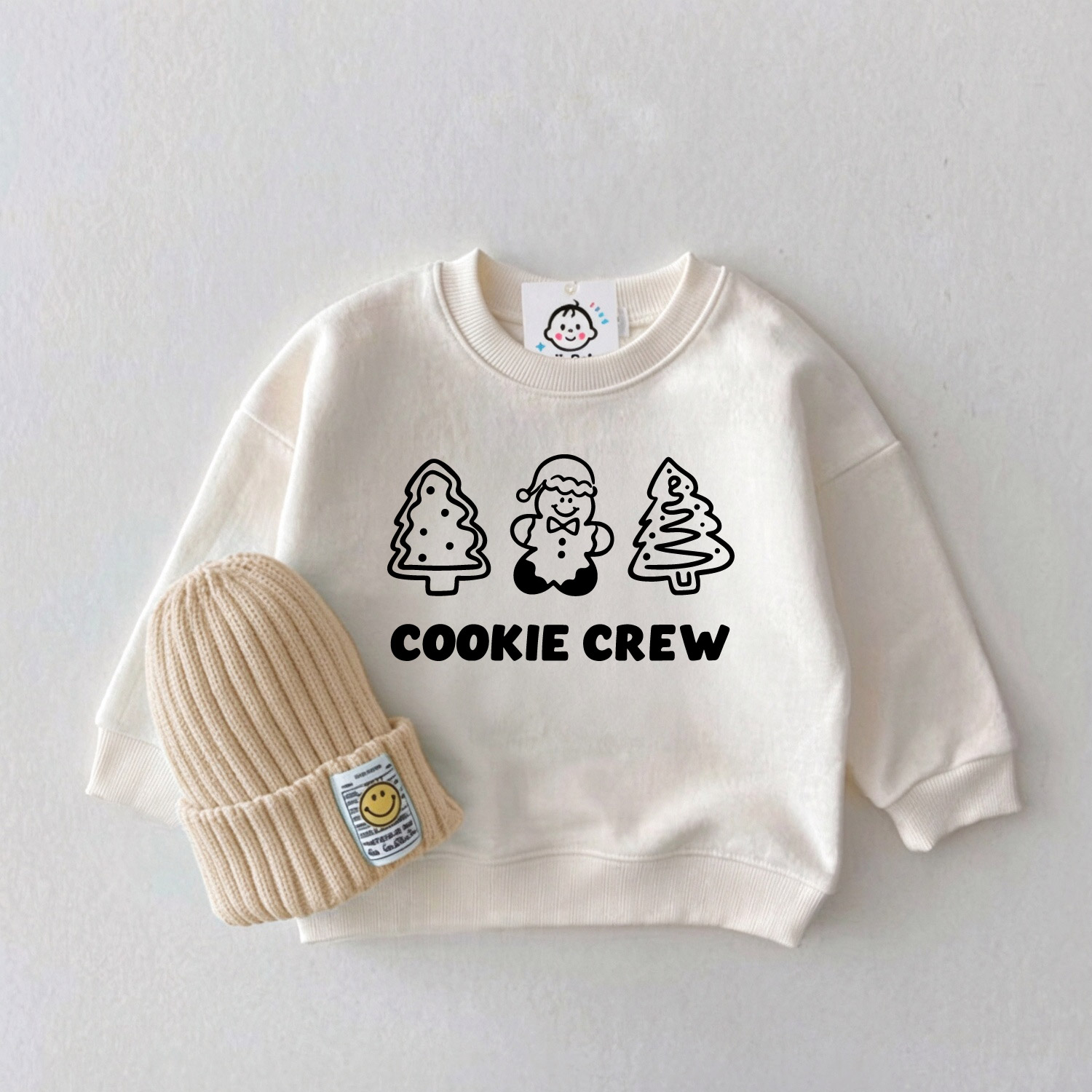 COOKIE CREW Family Christmas Tree Sweatshirt