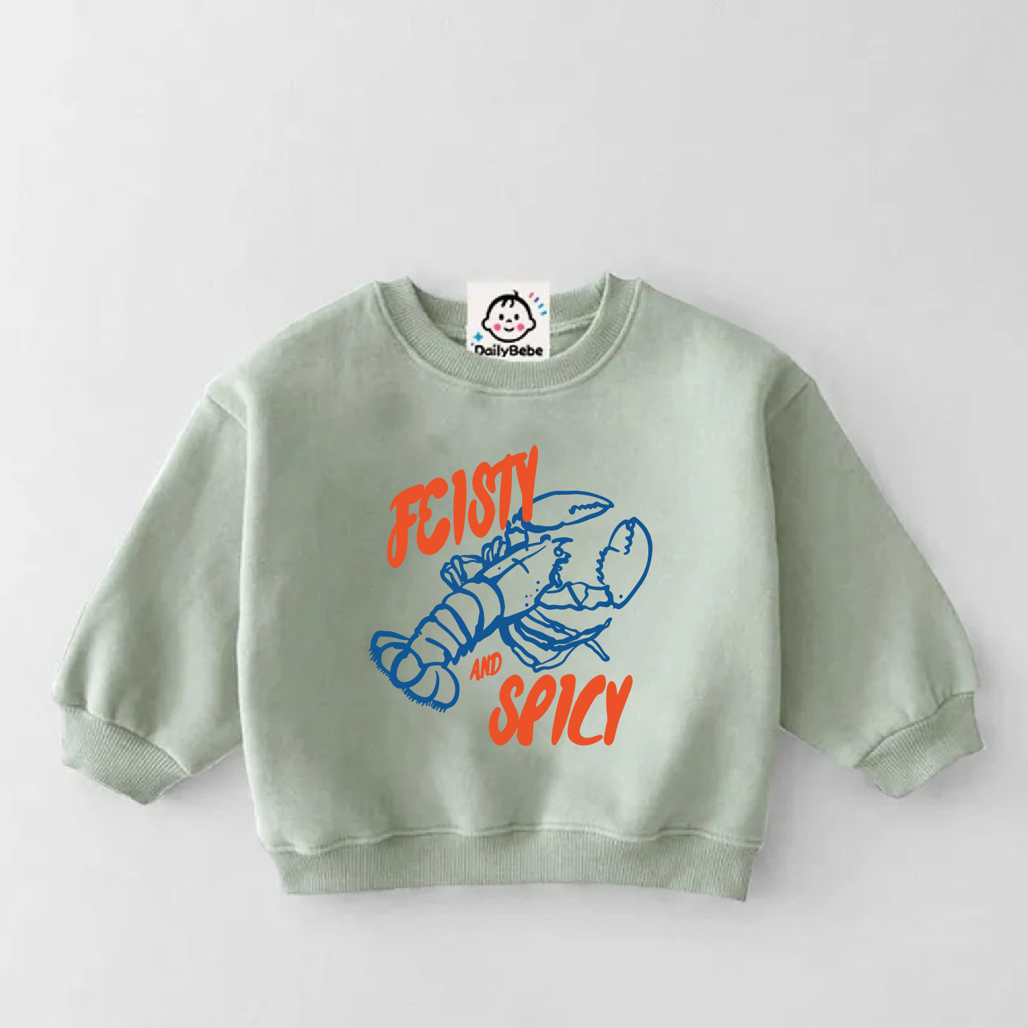 FEISTY AND SPICY Baby Toddler Lobster Sweatshirt
