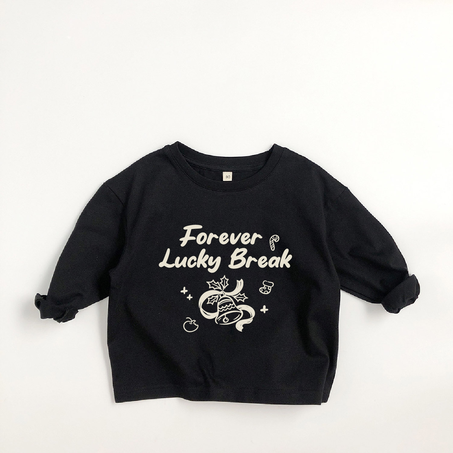 FOREVER LUCKY BREAK Kids Bell Long-Sleeve T-shirt