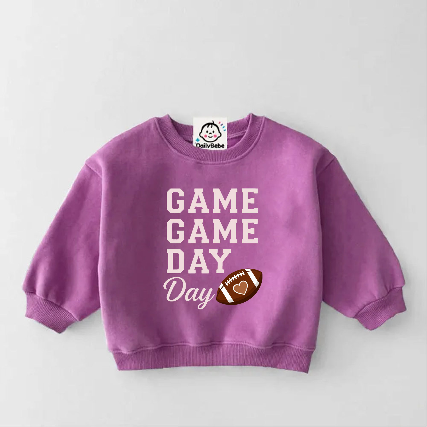 GAME DAY Baby Toddler Football Sweatshirt