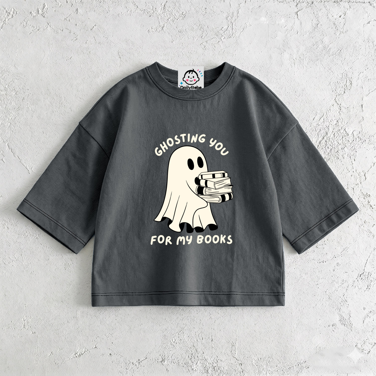 GHOSTING YOU FOR MY BOOKS Baby & Kids Ghost T-Shirt (6M-12Y)