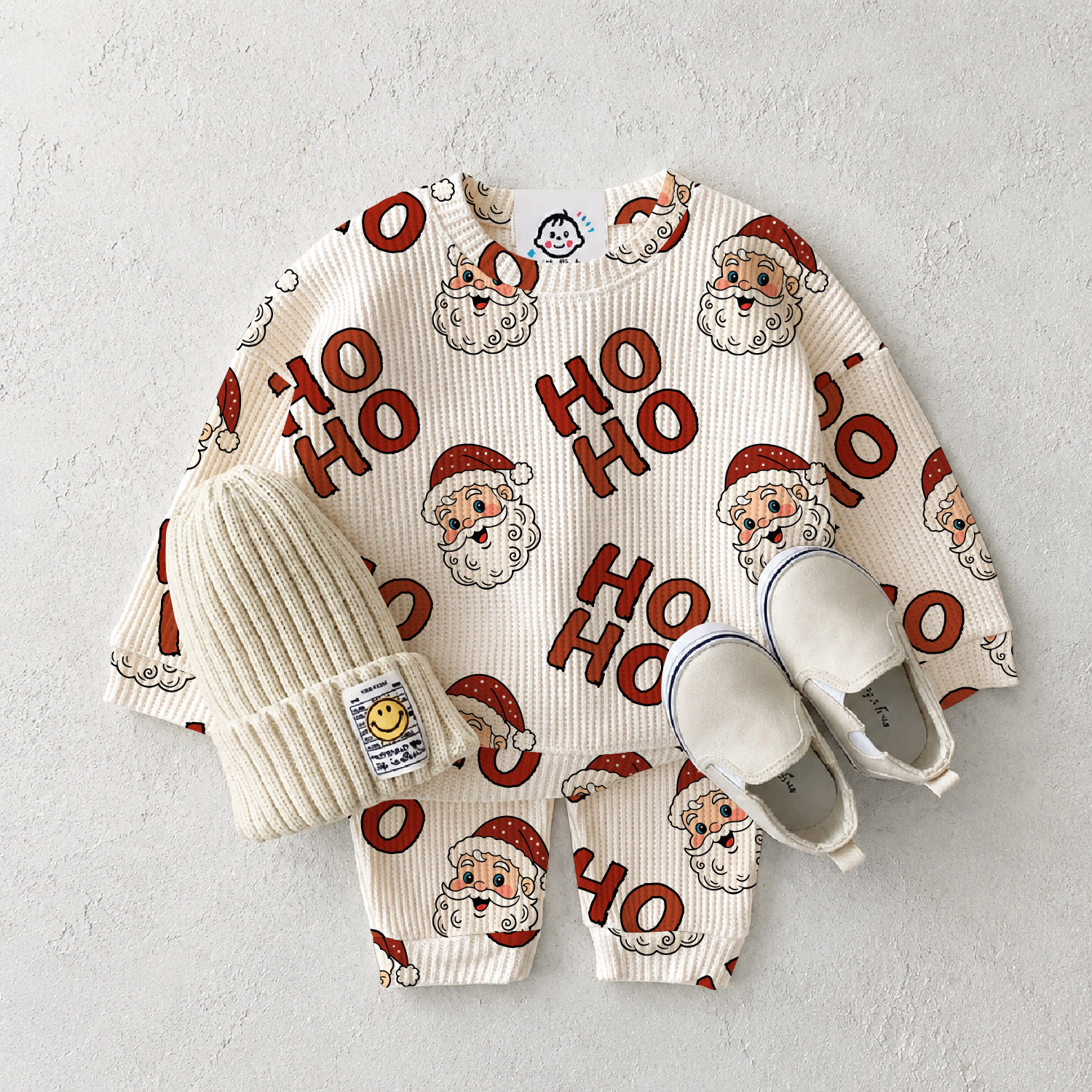 Baby Santa Claus Waffle 2-Piece Set