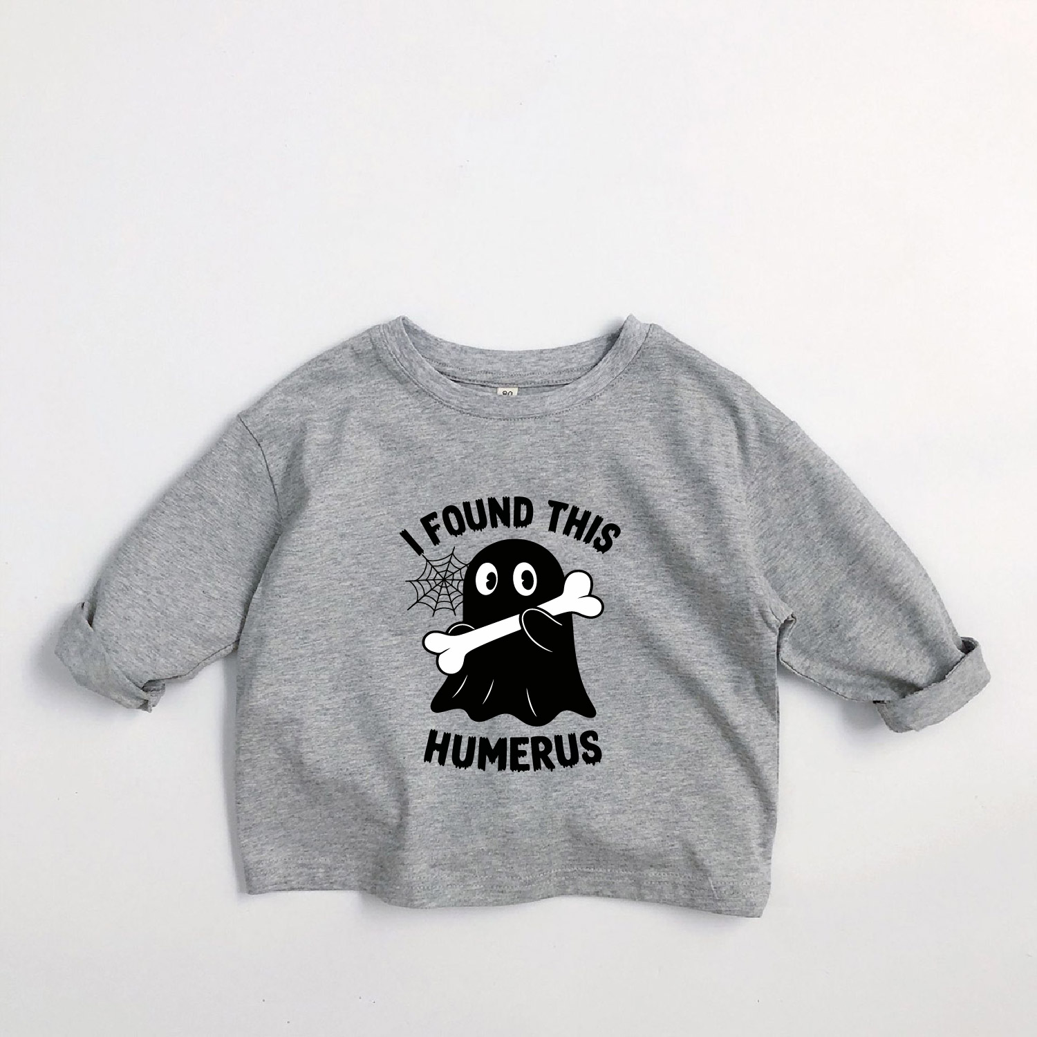 I FOUND THIS HUMERUS Kids Ghost Long-Sleeve T-shirt
