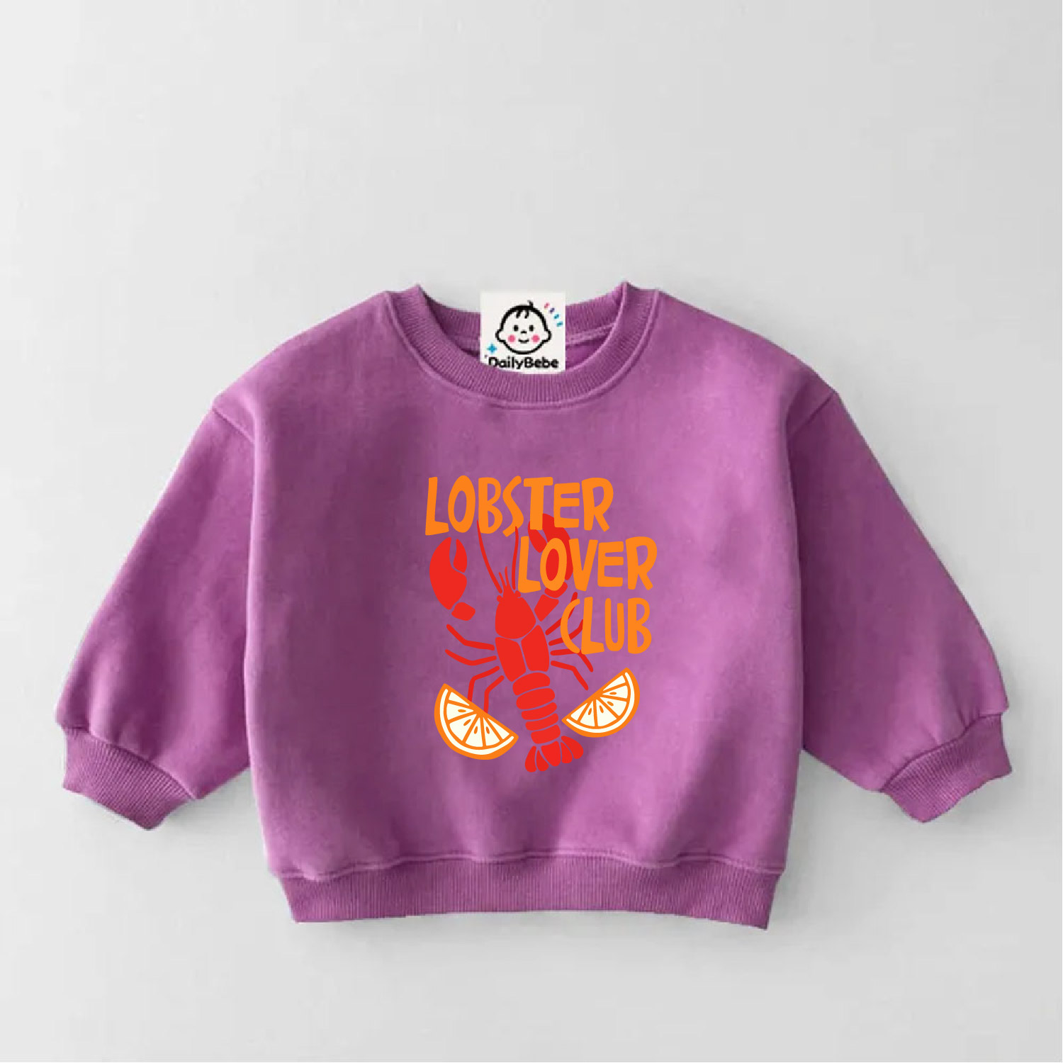 LOBSTER LOVER CLUB Baby Toddler Lobster Lemon Sweatshirt