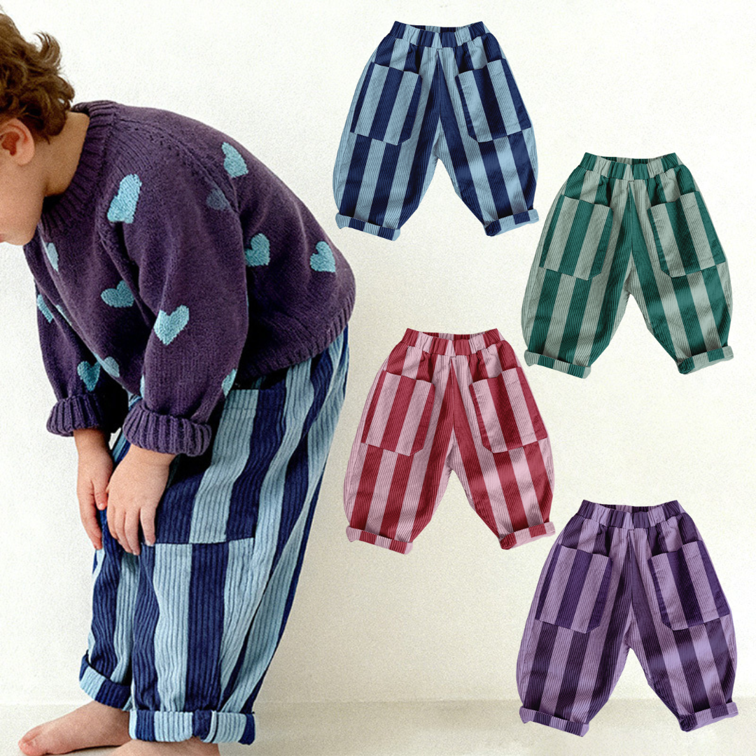 Baby & Kids Stripe Corduroy Pants
