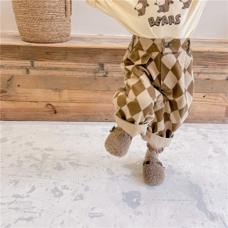 Kid Diamond Casual Denim Pants