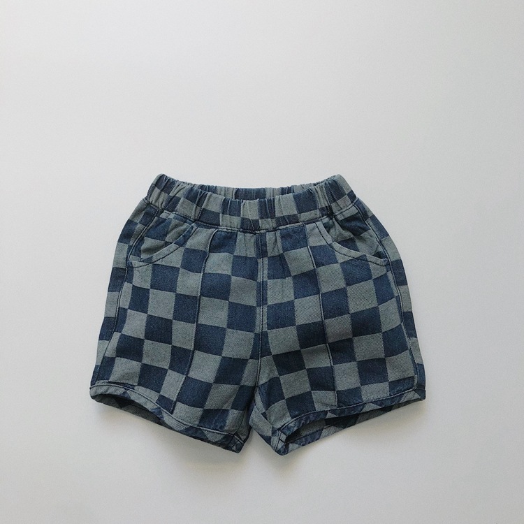 [Copy]Kid Color Block Design Loose Pants