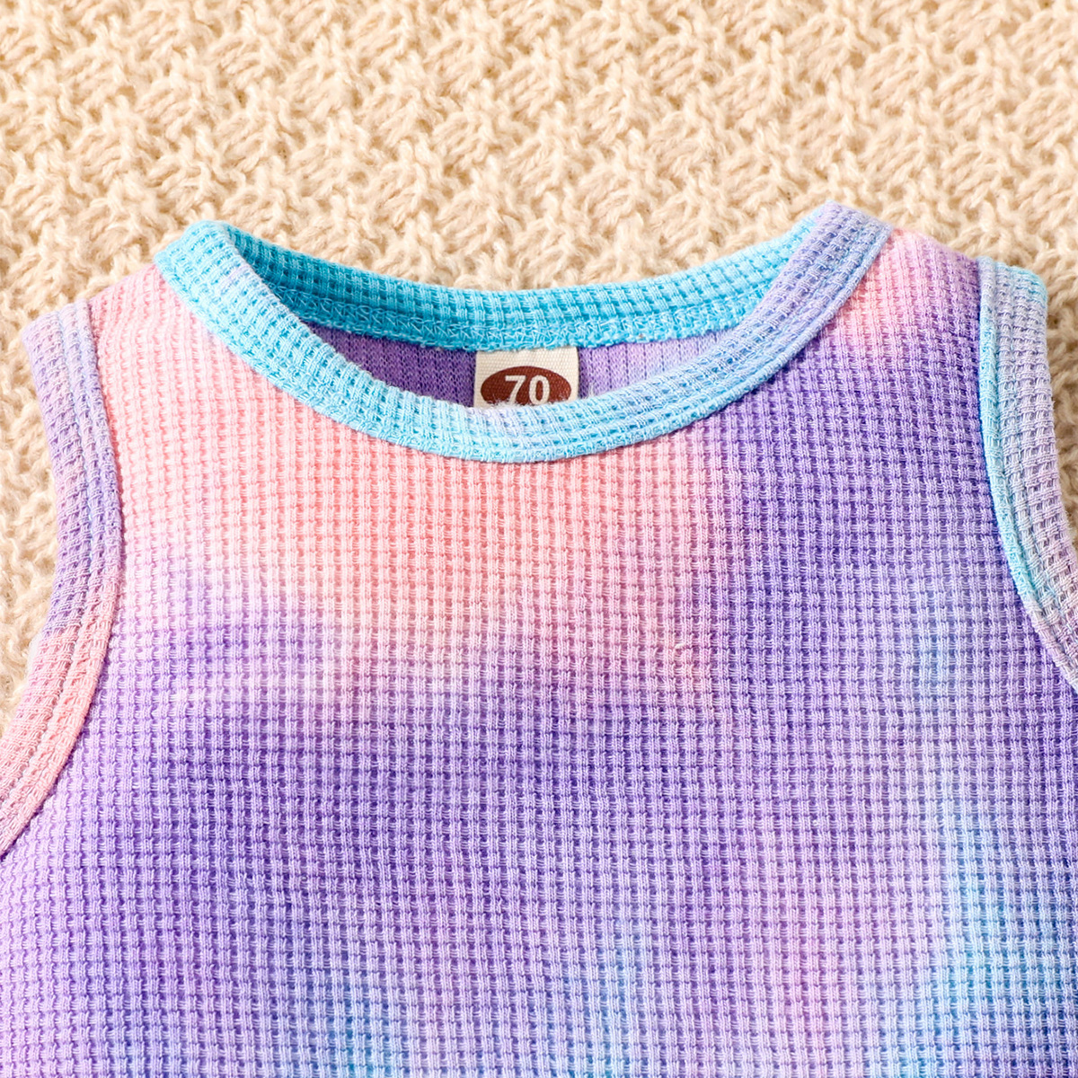 Baby Tie Dye Vest Romper