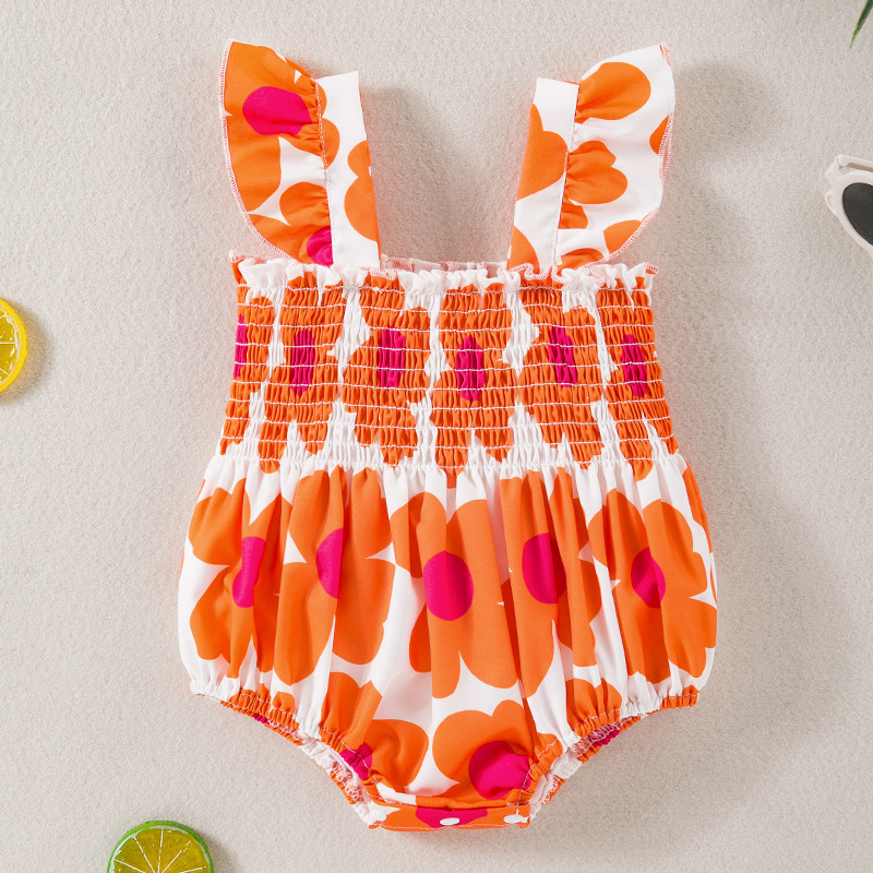 Baby Allover Flower Bodysuit 