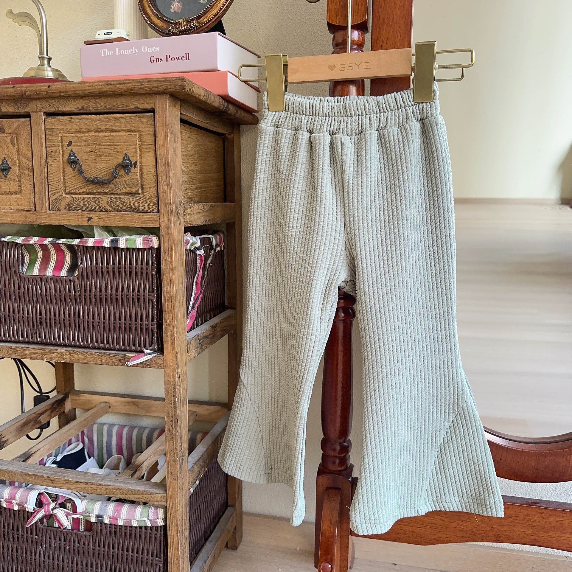 Toddler Girl Plush Heart Mesh Top and Pants 2-piece Sets