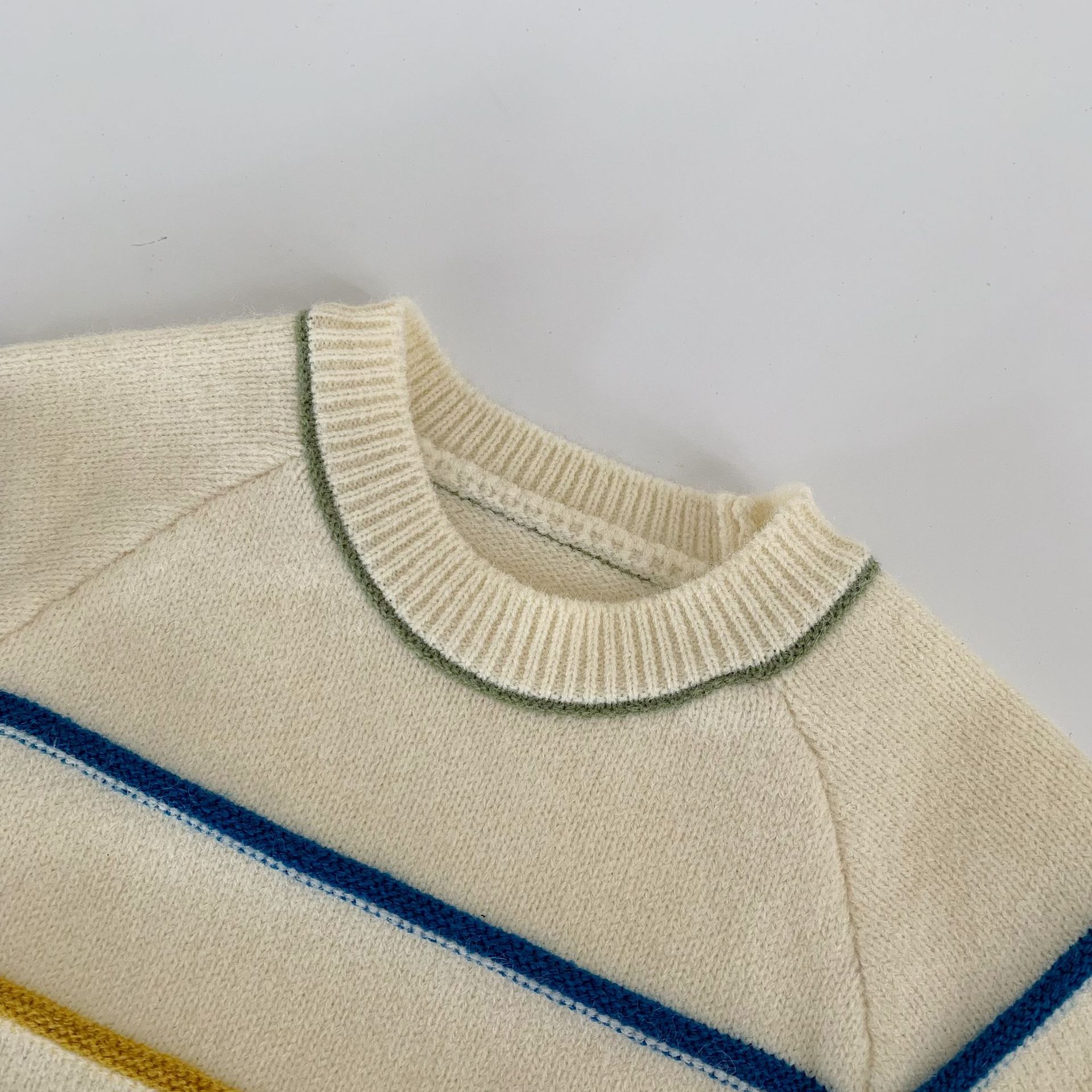 Kid Color Stripes Sweater