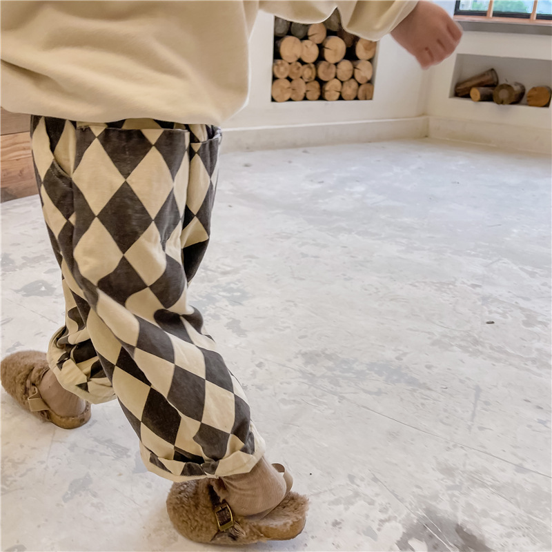 Kid Diamond Casual Denim Pants