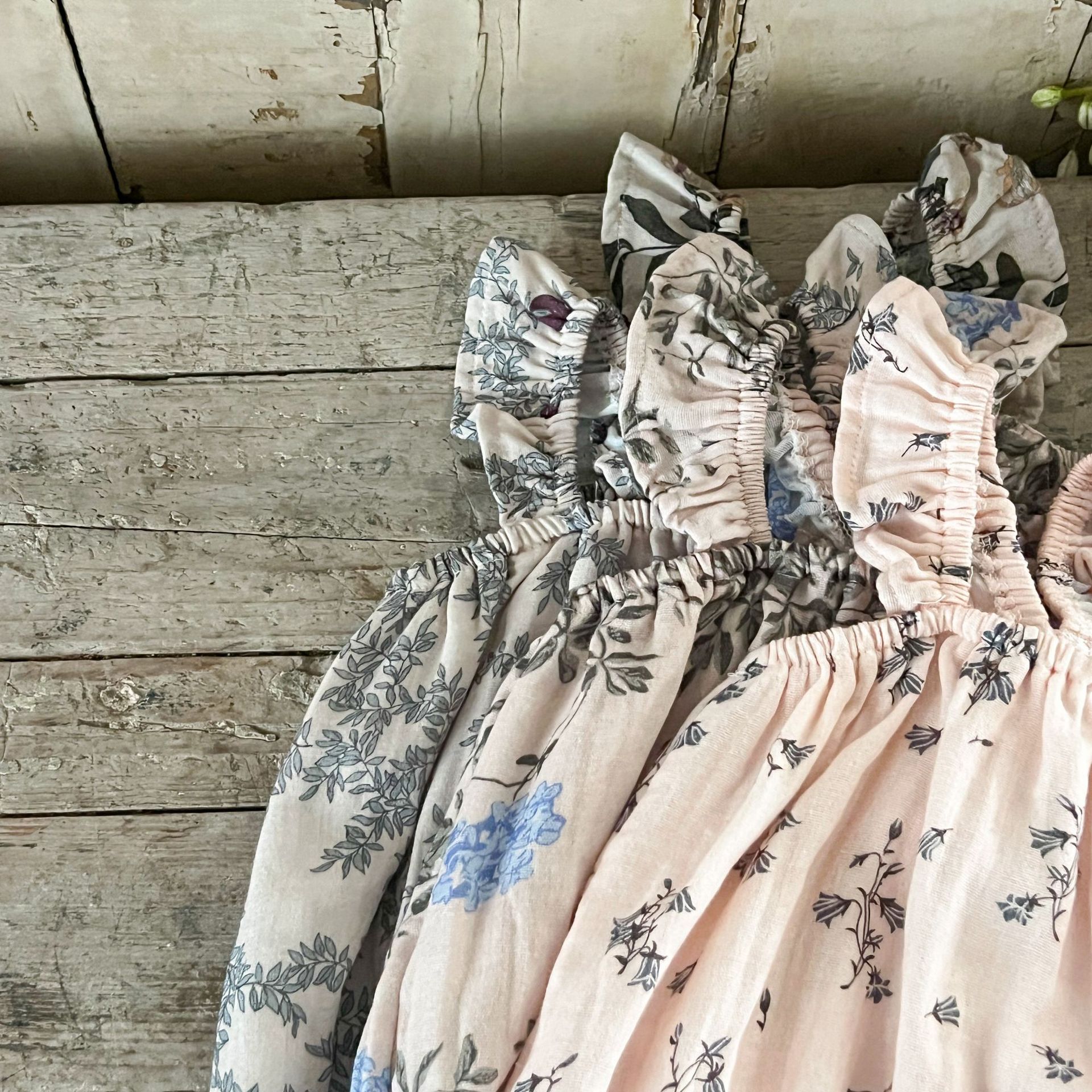Baby Girl Floral Suspender Suit