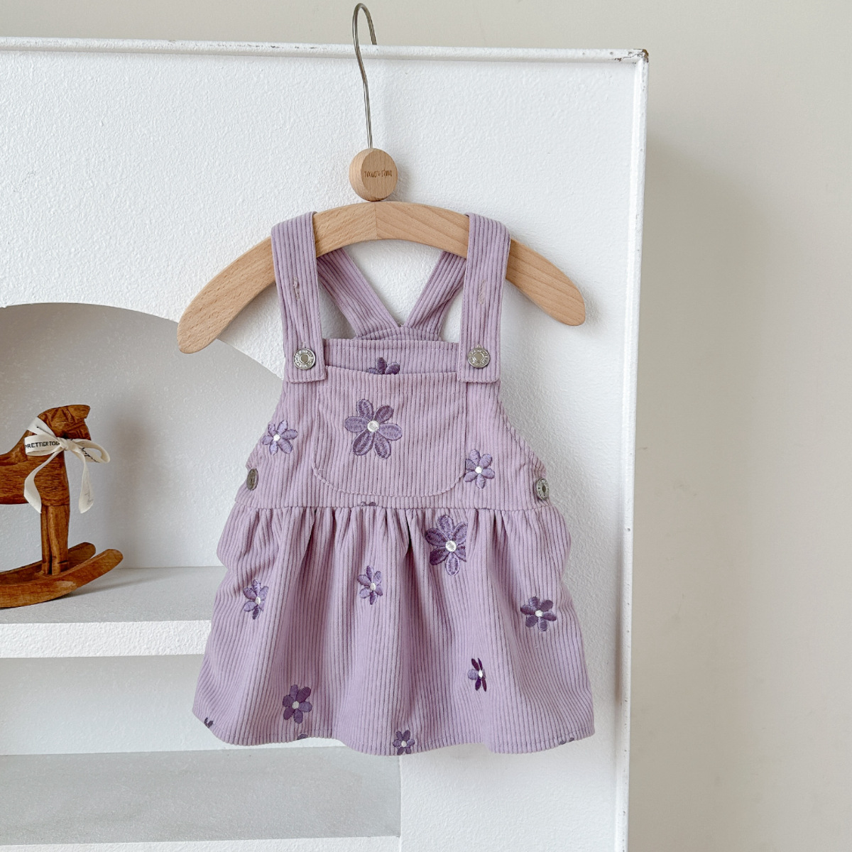 Baby Girl Flowers Embroidery Dress