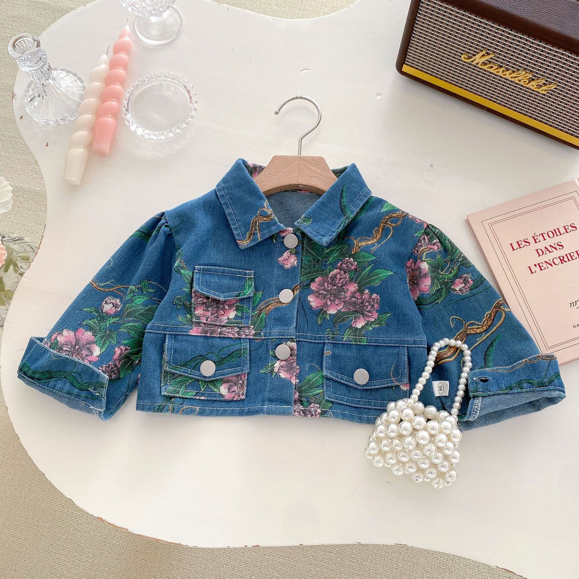 [Copy]2-Piece Baby Kid Girls Denim Half Skirt Dress Set