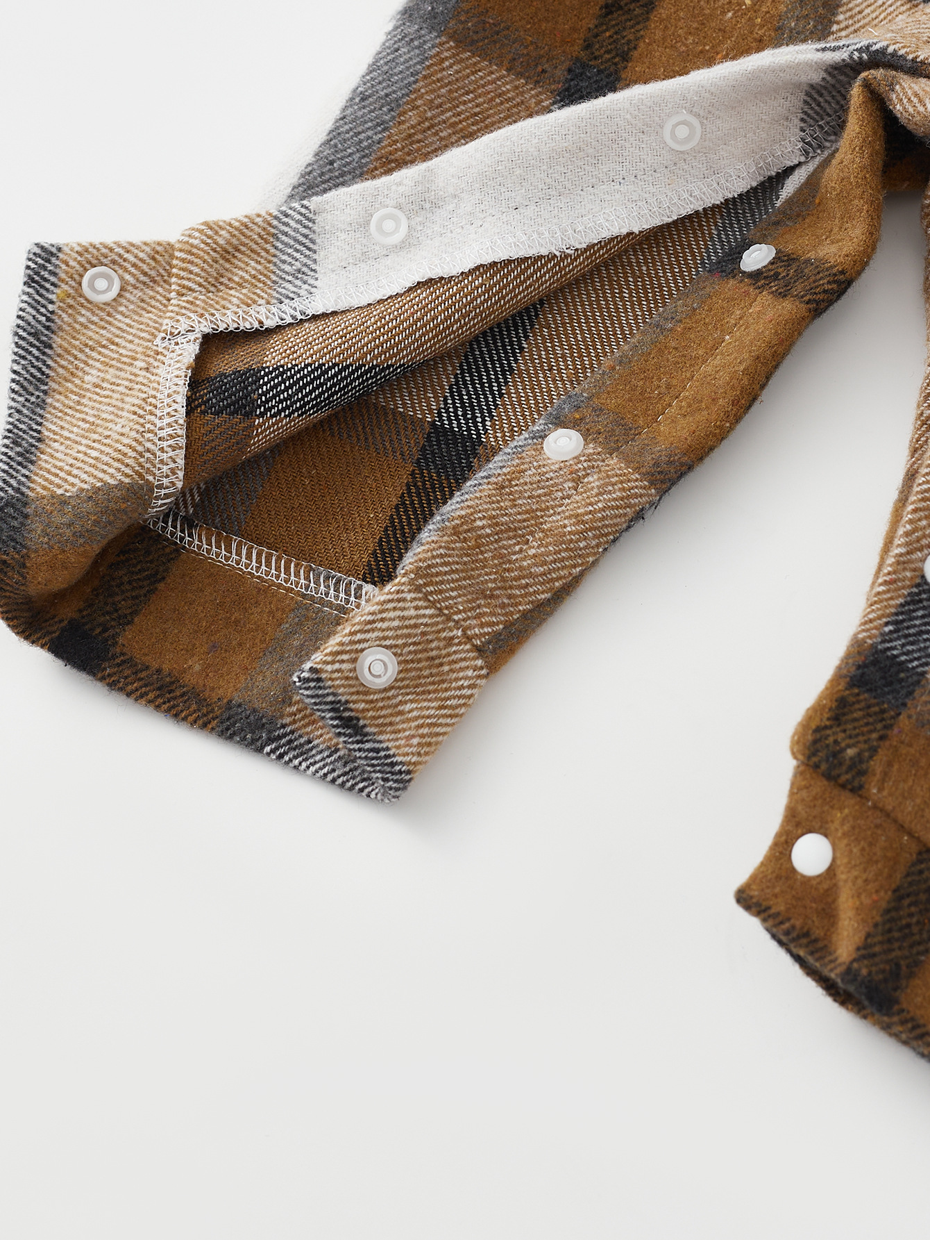 Baby Boy Plaid Romper