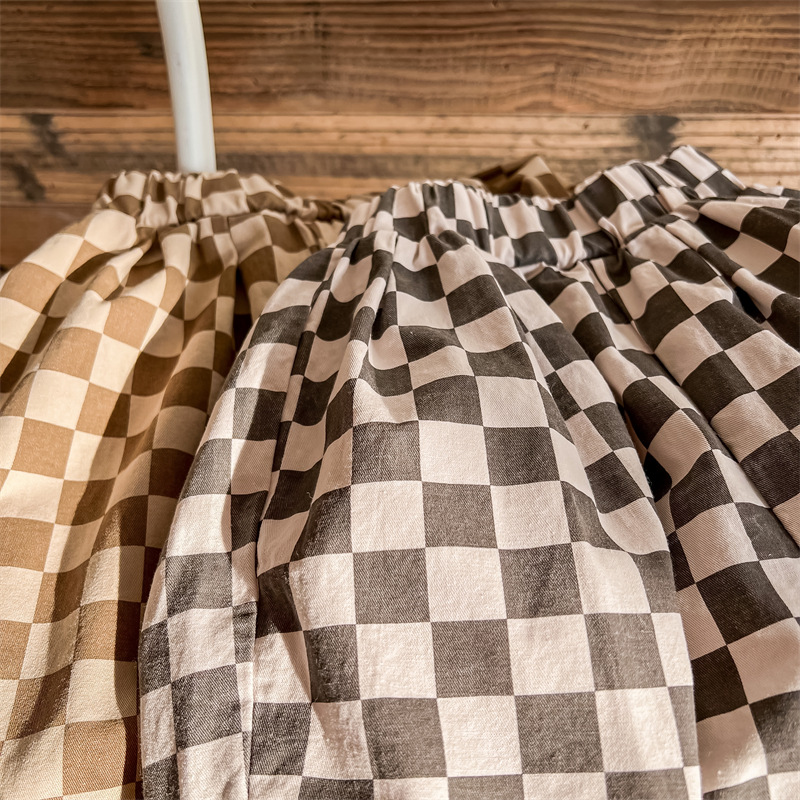 Toddler Checkerboard Casual Pants