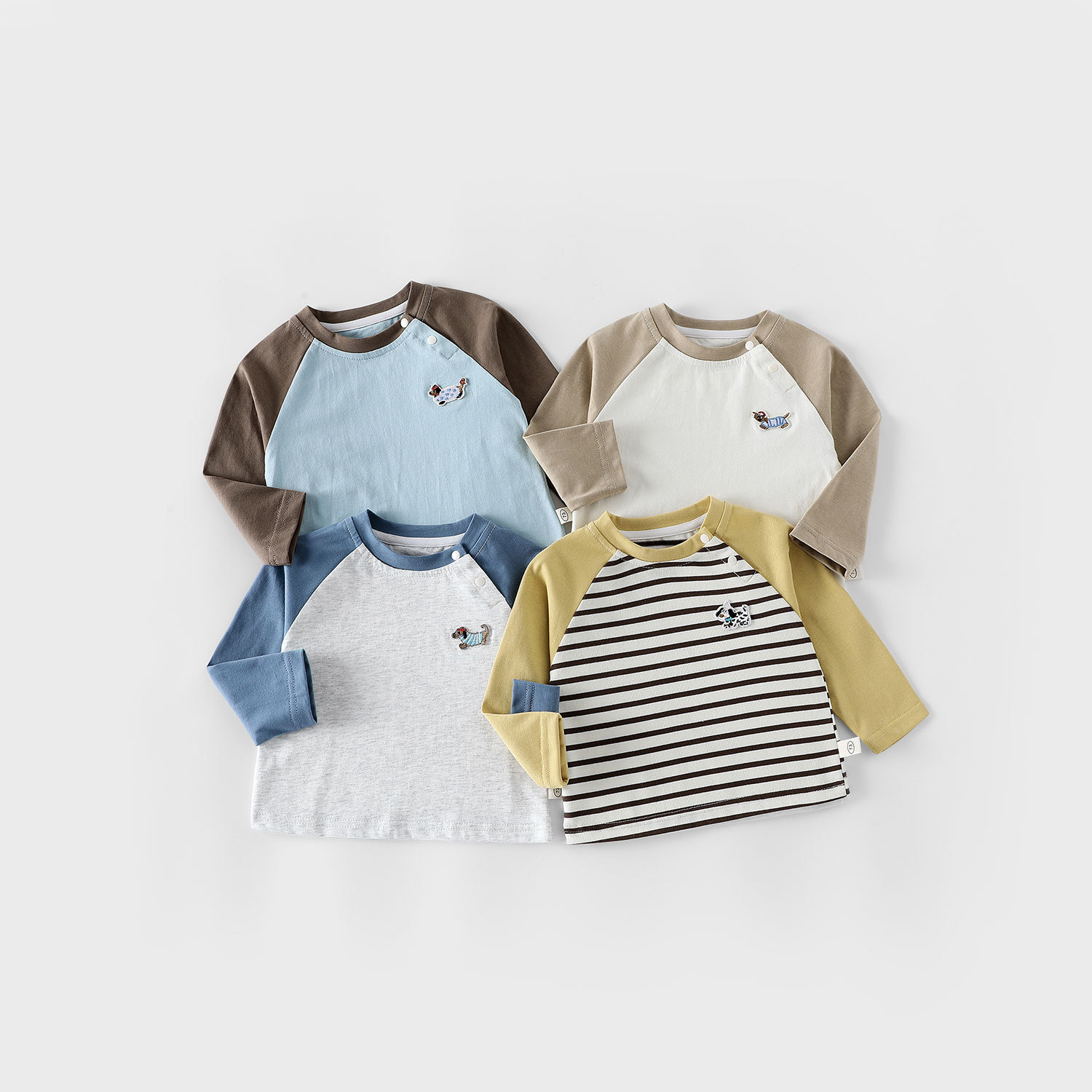 Baby Toddler Contrast Stripes T-Shirt