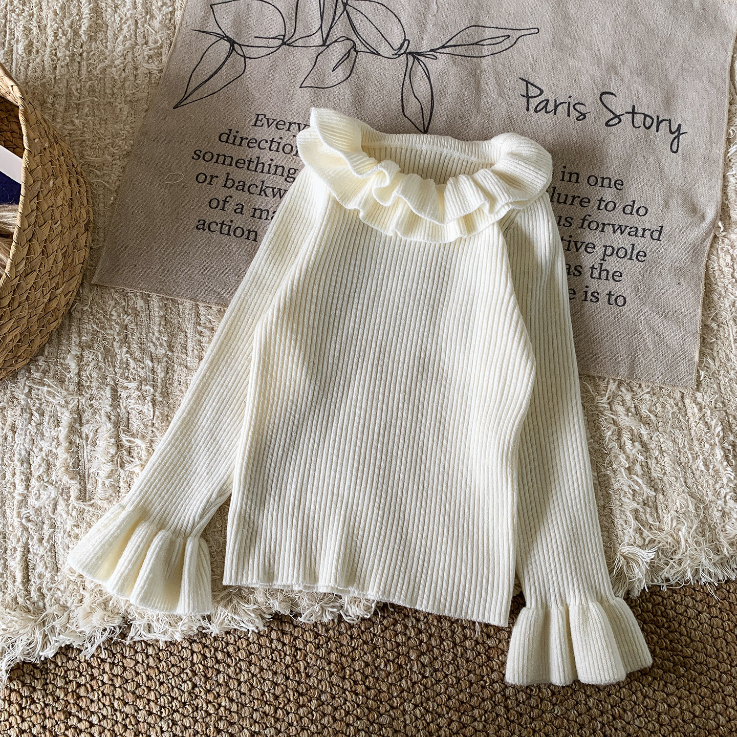 Baby Toddler Girls Flower Fleece Lined Sleeveless Dress (Skirt and Top Sold Separately)