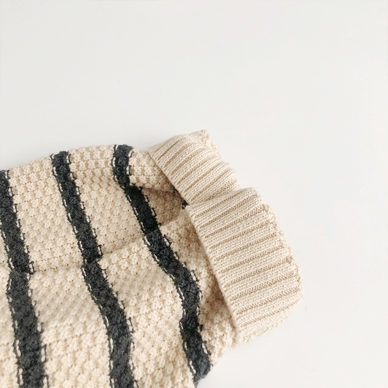 Kid Striped Polo Sweater