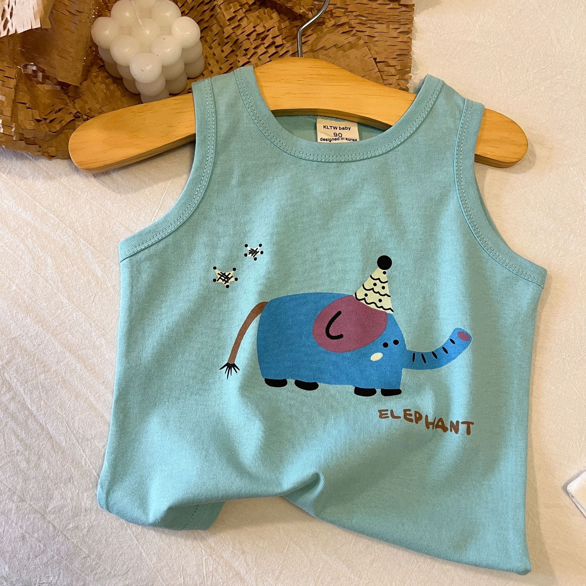Toddler Boy Dog Elephant Donut Vest