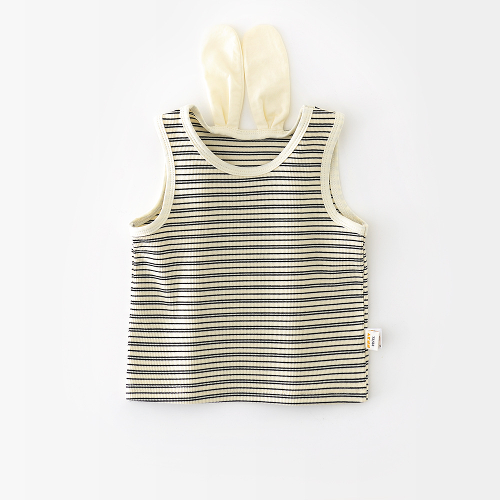 Baby Stripe Rabbit Vest