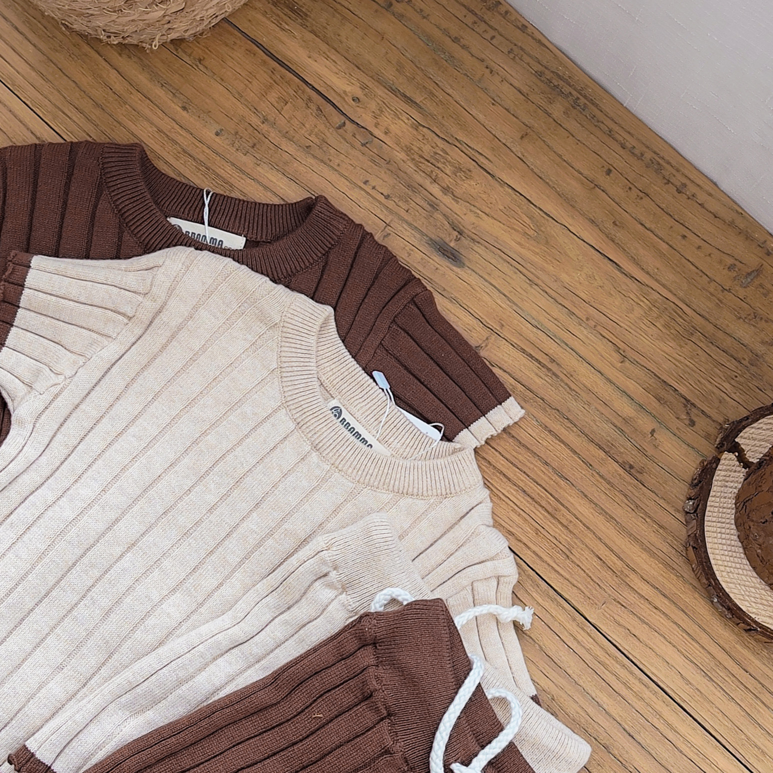Baby Girls Heart Hollow Sweater Bodysuit