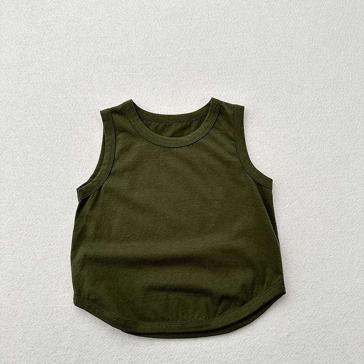 [Copy]Kid Solid Color and Stripe Tank
