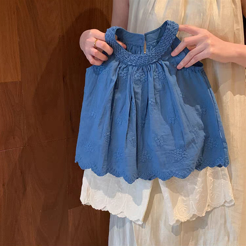 Toddler & Kids Blue Tank and Pants Set