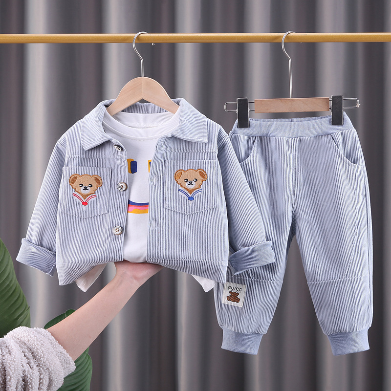 Kid Boy Bear 3 Pieces Set