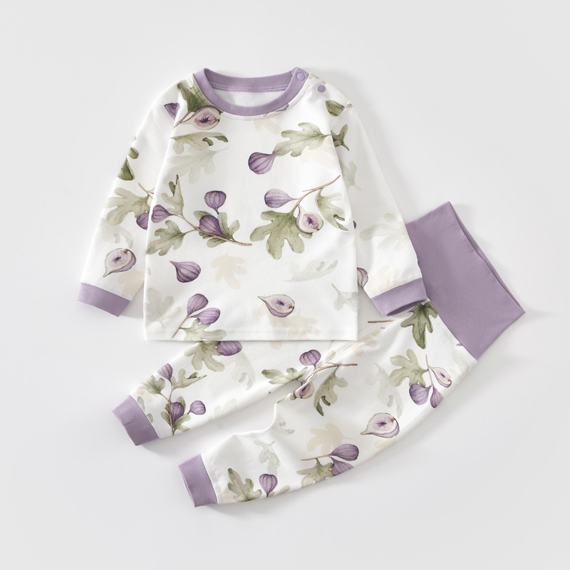 2-Piece Baby Fig Print Set