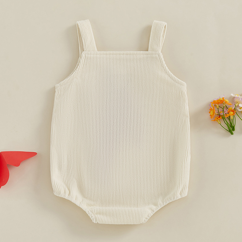 Baby Animal and Plant Embroidered Bodysuit