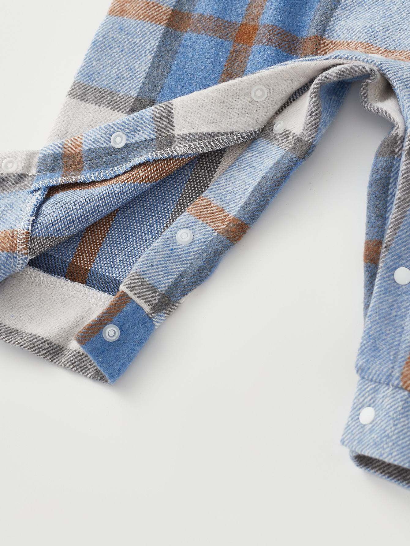 Baby Boy Plaid Romper