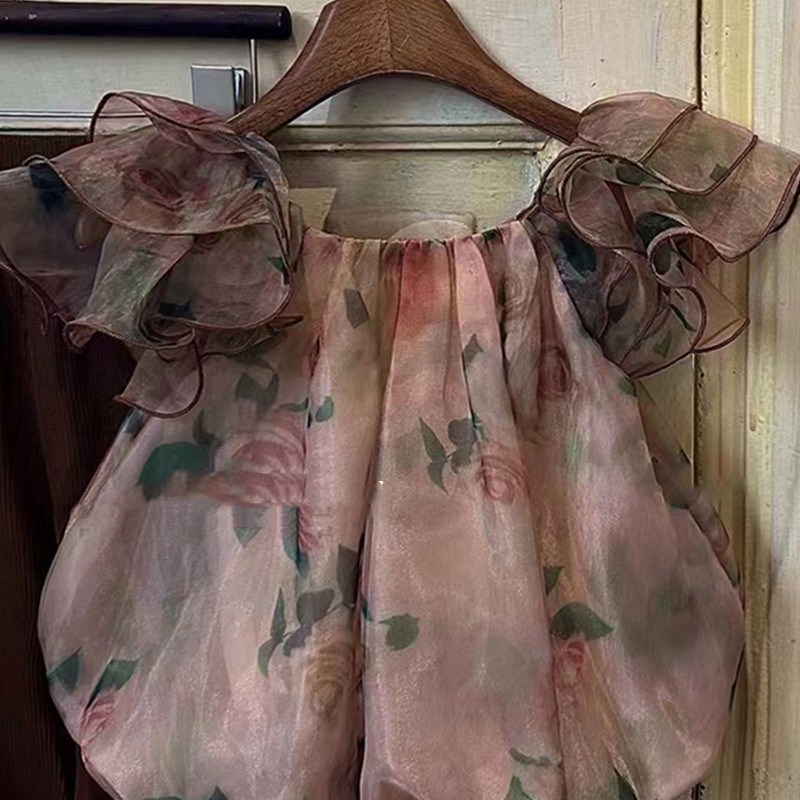 Toddler Girl Floral Mesh T-Shirt