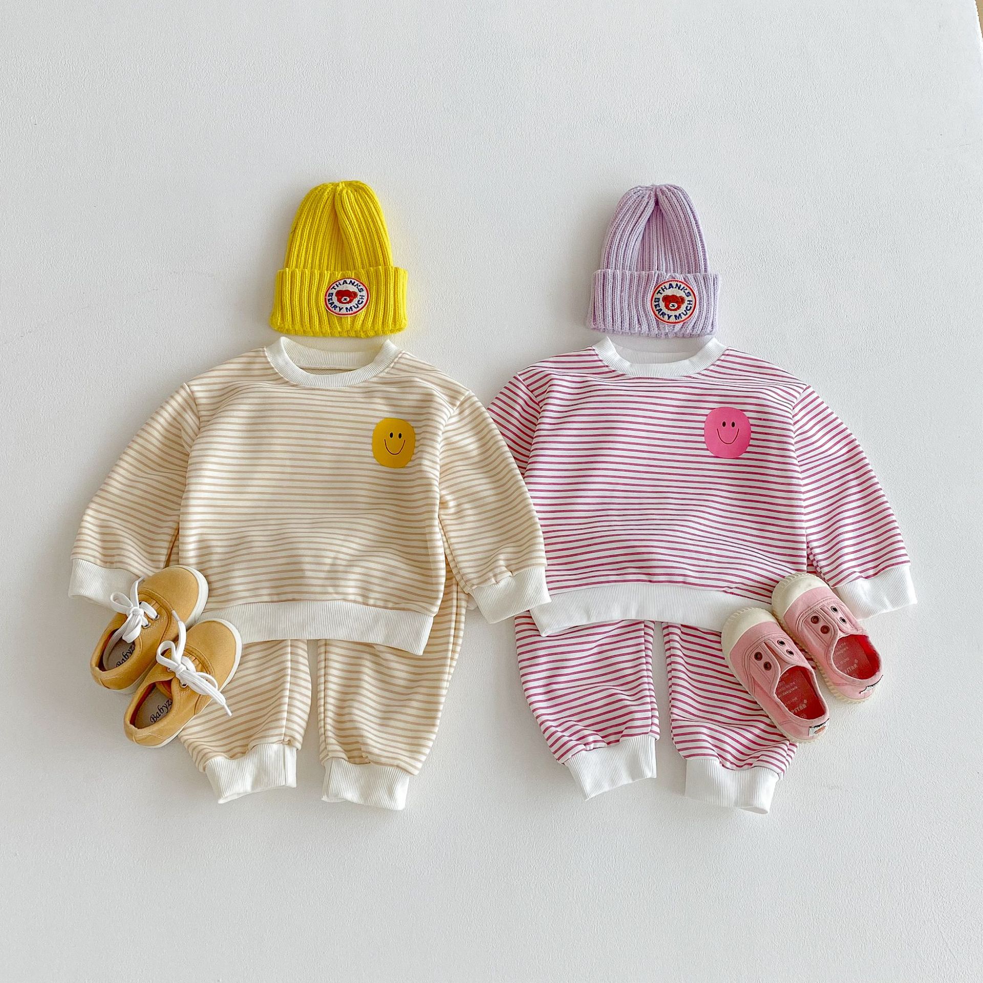 Toddler Smiley Stripe 2 Piece Set