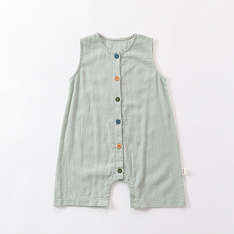 Baby Solid Color Romper