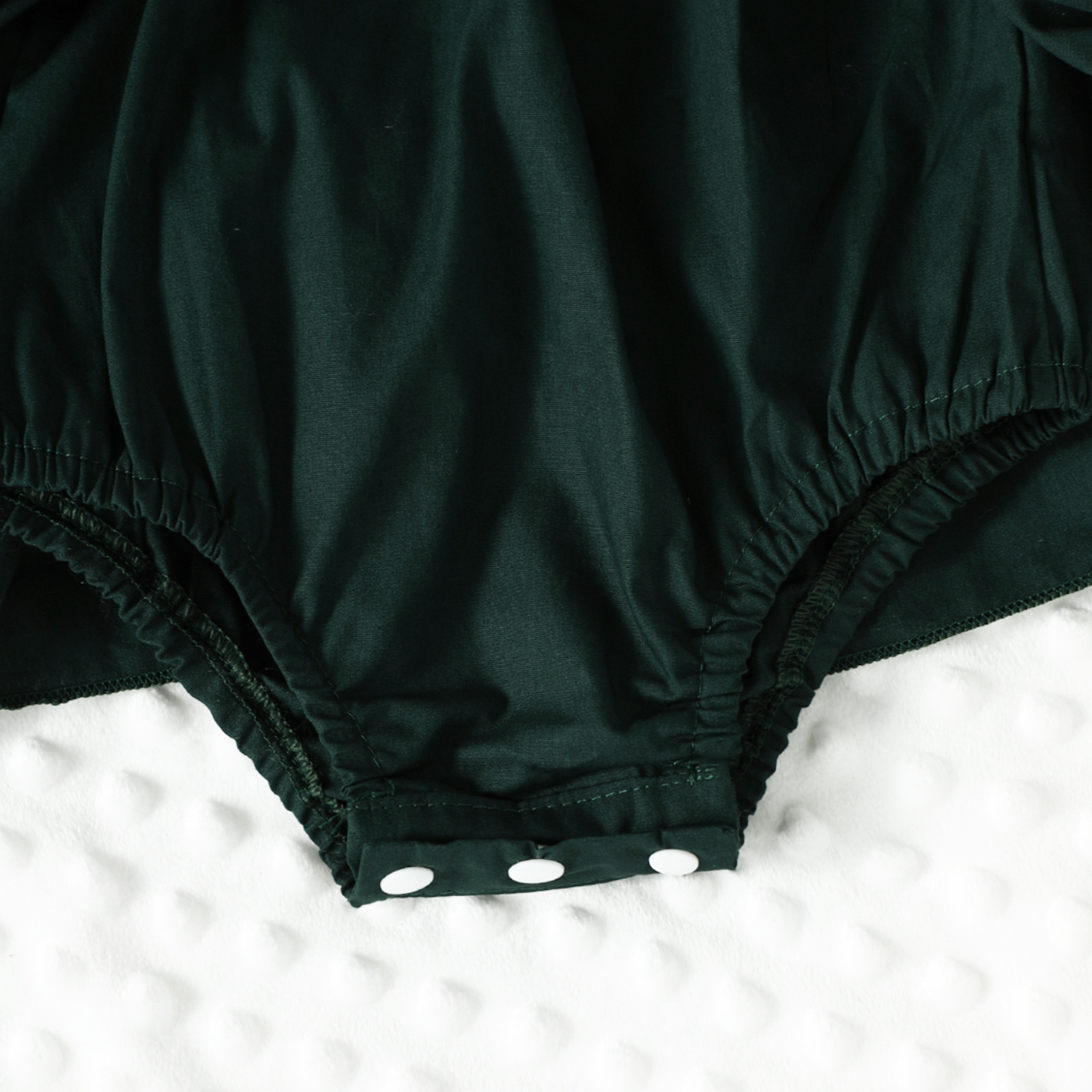 Baby Feather Sleeves Lace Skirted Bodysuit