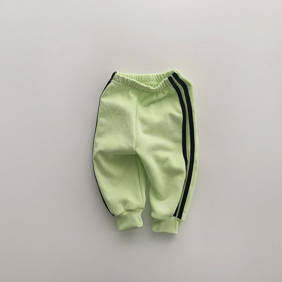 Baby Toddler Solid Color Ribbon Sweatshirt Set