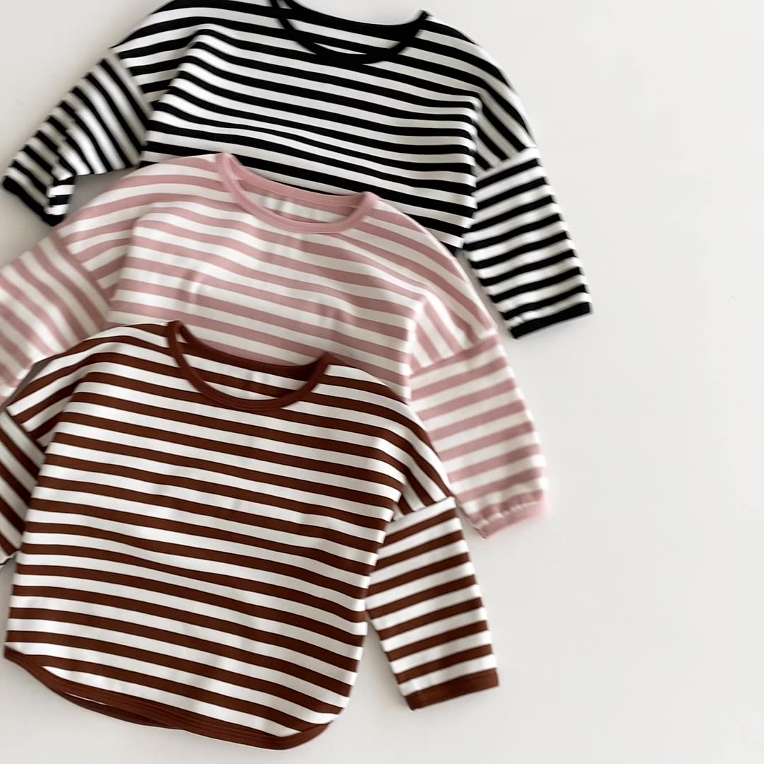 Toddler 2 Piece Stripe Sweatshirt Set
