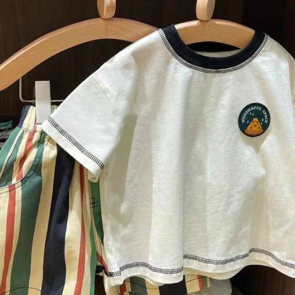 Toddler Boy 2 Pieces Stripe Shorts Set