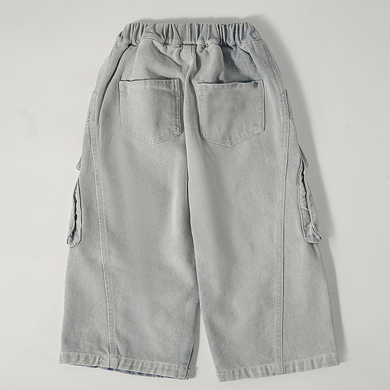 Toddler Boy Big Pocket Blue Pants
