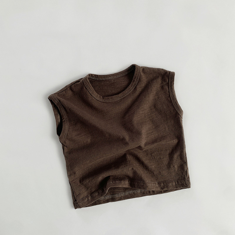 Kid Solid Color and Stripe Tank