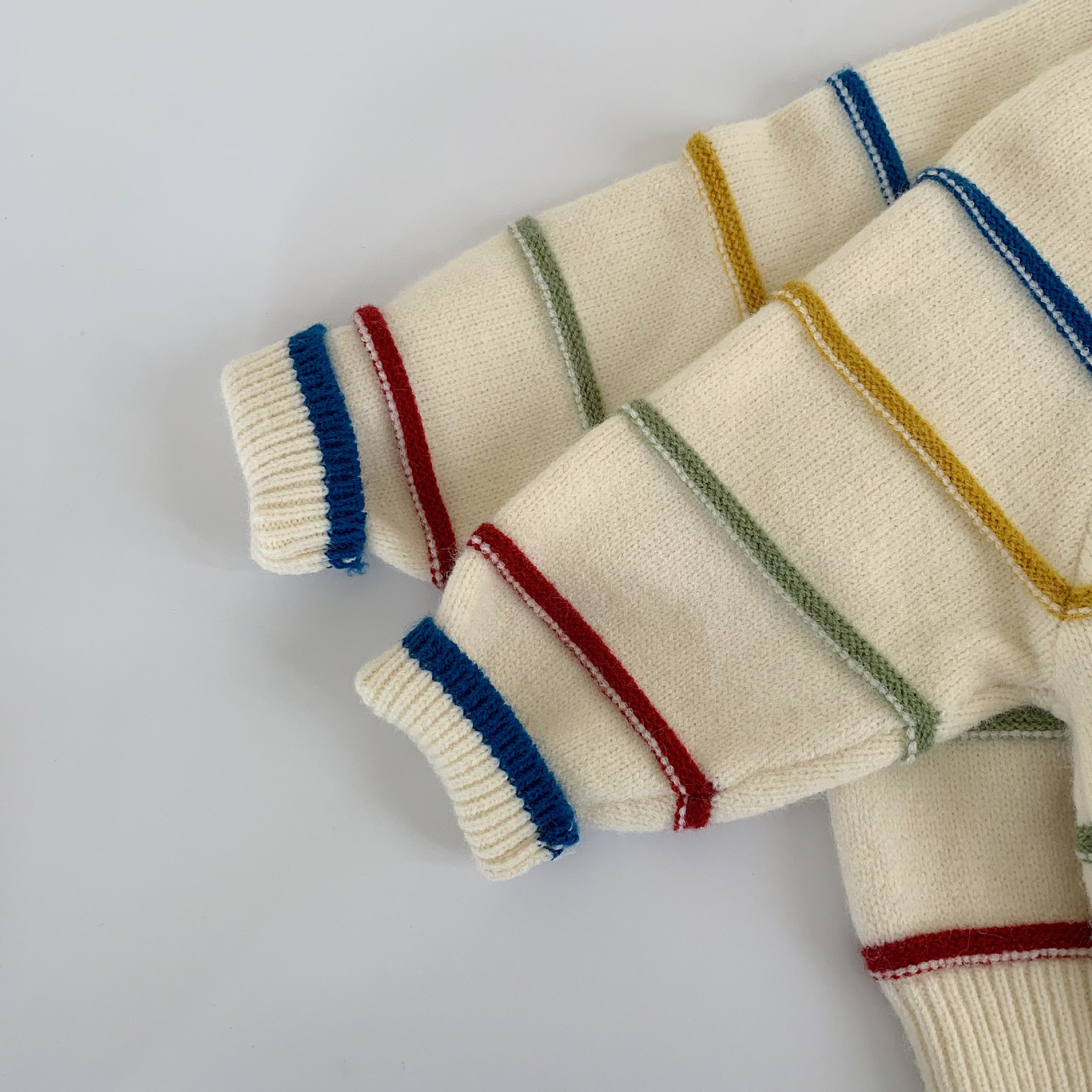 Kid Color Stripes Sweater