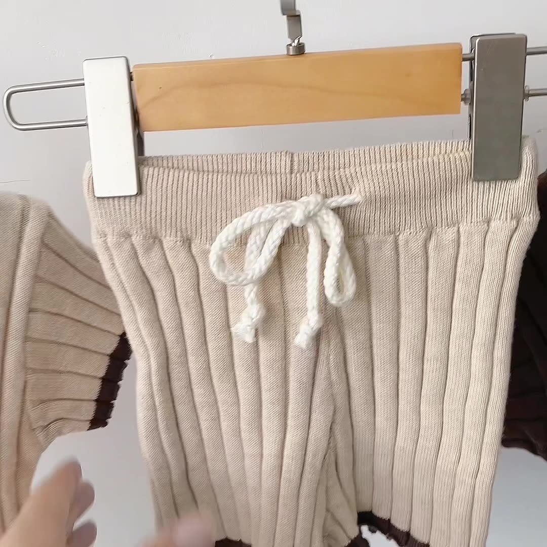 Baby Girls Heart Hollow Sweater Bodysuit