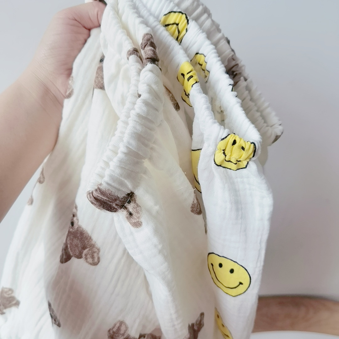 Baby Bear Florals Smile Face Pants