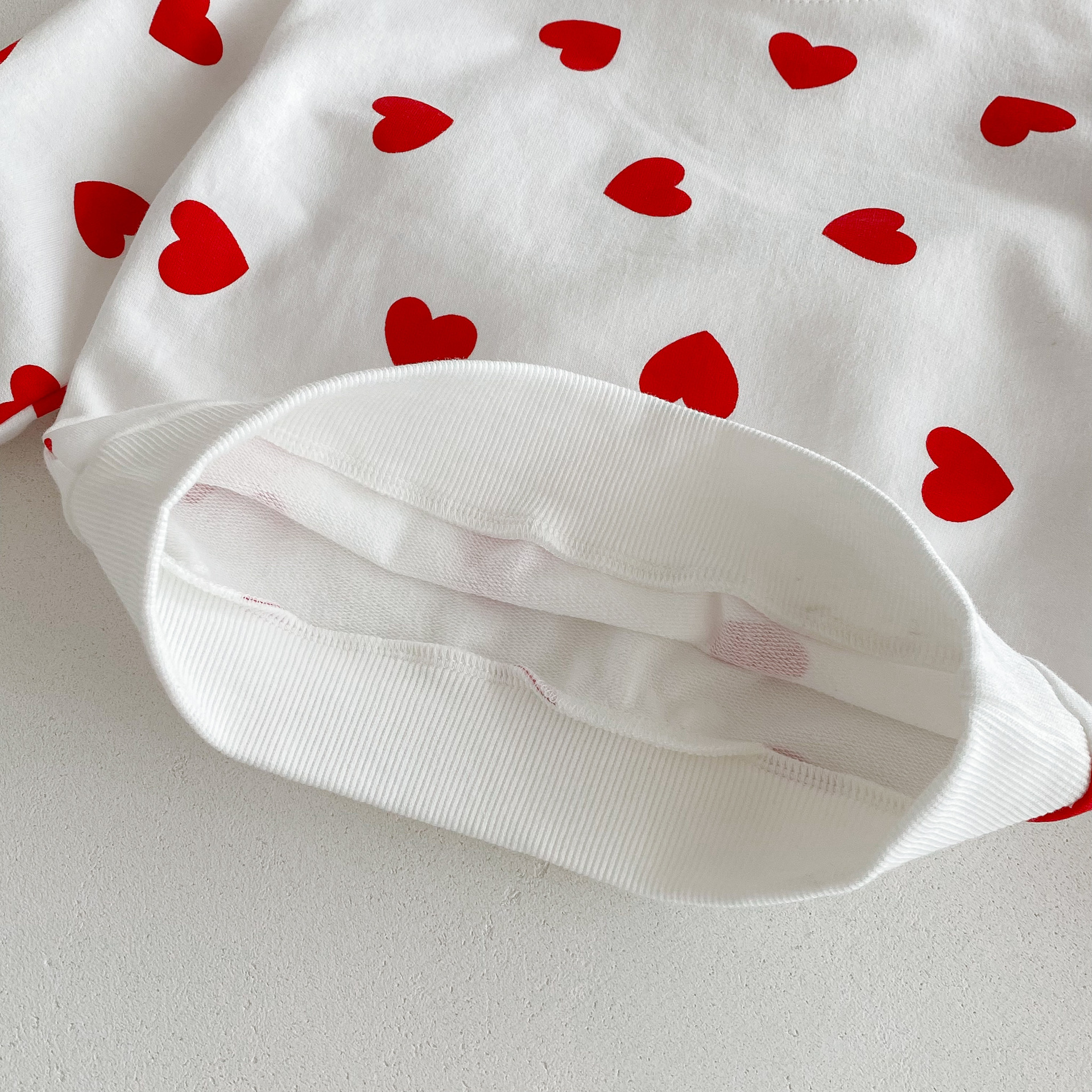 Toddler Girl 2 Piece Heart Bow Sweatshirt Set